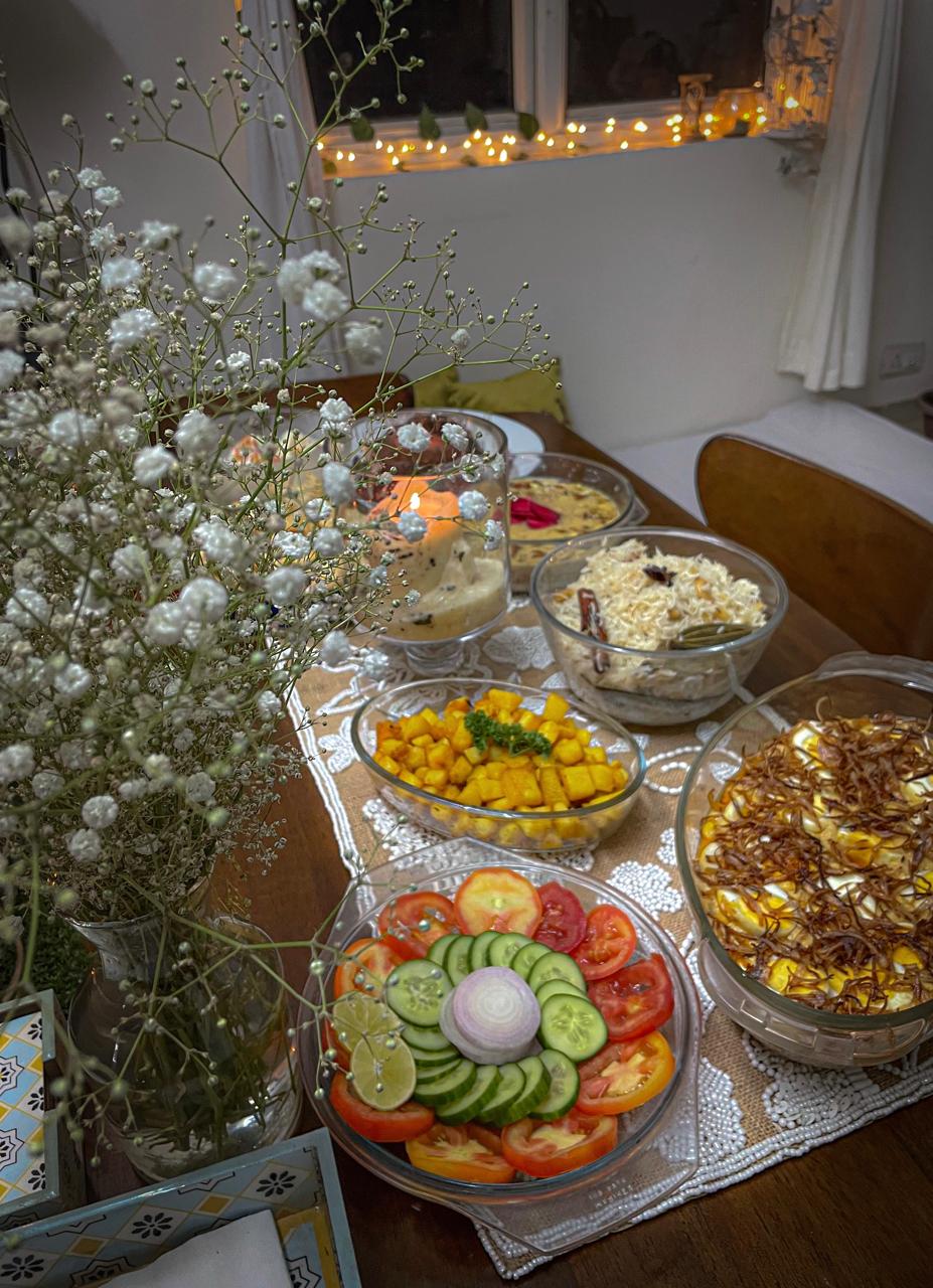 Kitchen and cooking scene symbolizing love through food