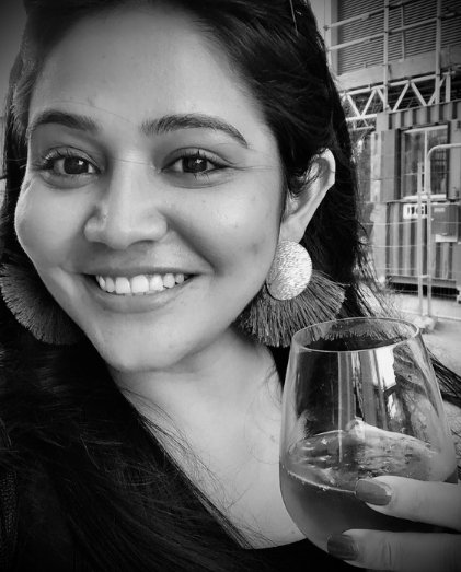 Laughing person symbolizing humor and comic relief